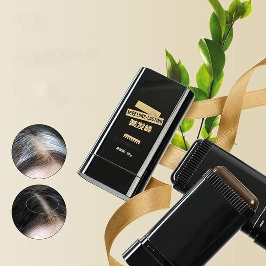 Covering White Hair is Simple & Convenient – ⭐ 4.8/5 Rated 2-in-1 Touch-Up Hair Dye Comb (20g)